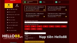 Nạp tiền qua thanh toán trực tuyến và chuyển khoản ngân hàng