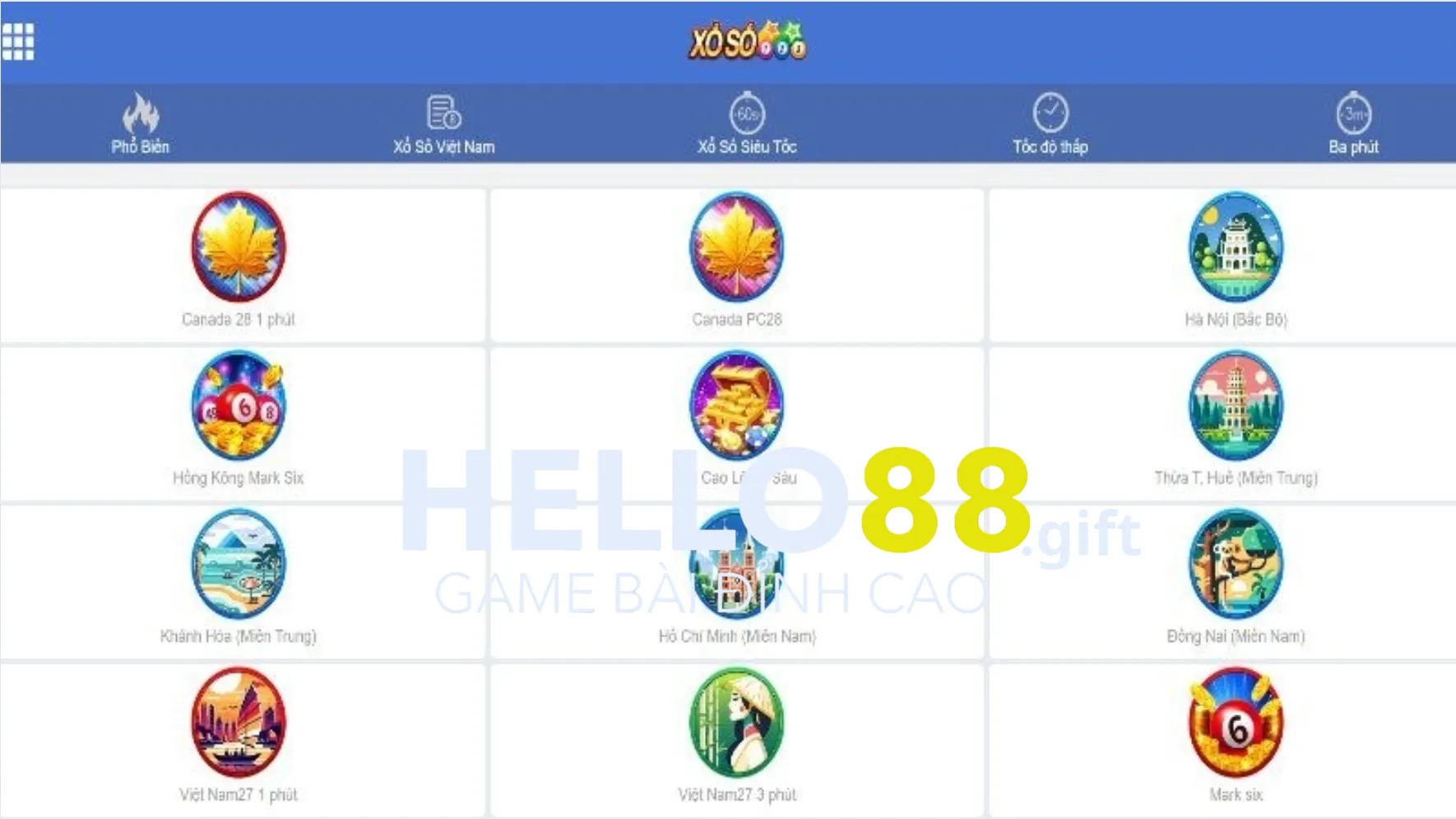 Một vài loại hình xổ số hello88 hot nhất hiện nay Một vài loại hình xổ số hello88 hot nhất hiện nay
