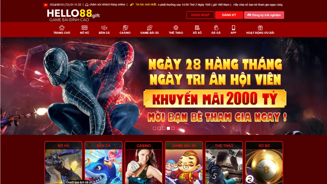 Hello88 - Khám Phá Thế Giới Giải Trí Đỉnh Cao Qua Các Trò Chơi Online