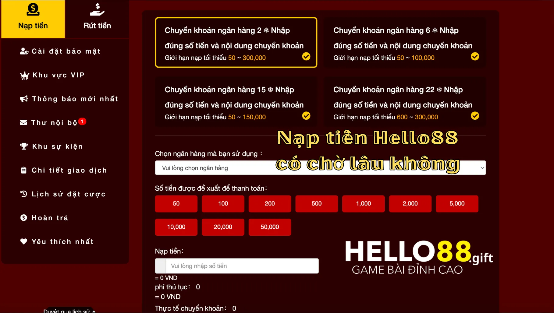Những yếu tố ảnh hưởng đến vấn đề nạp tiền Hello88 Những yếu tố ảnh hưởng đến vấn đề nạp tiền Hello88